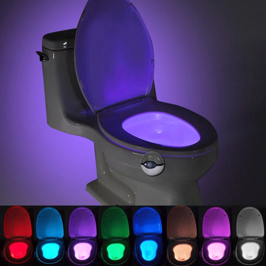 Detector for Home Toilet Bathroom Seat, Multi-mode 7 Color Light
