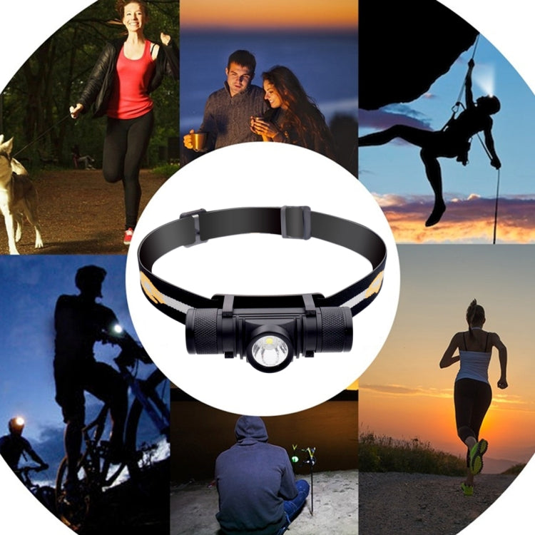 1200 LM USB Charging Adjustable Outdoor LED Headlight