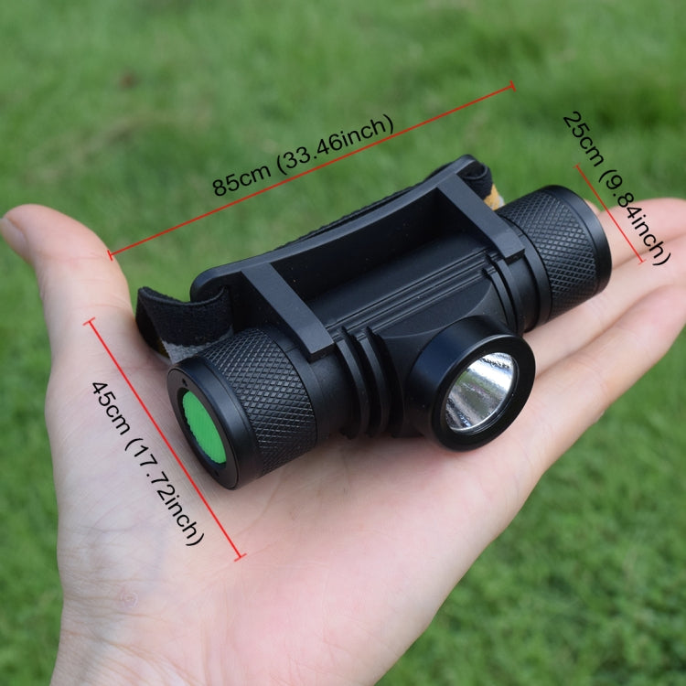 1200 LM USB Charging Rotate Focus Outdoor LED Headlight