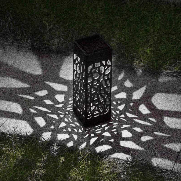 Outdoor Hollowing Out Solar Energy Garden Lawn Lamp