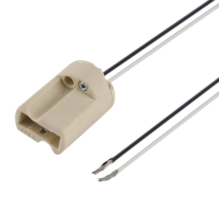 G9 Ceramic Lamp Base Socket Halogen Lamp Holder, Cable Length: 20cm