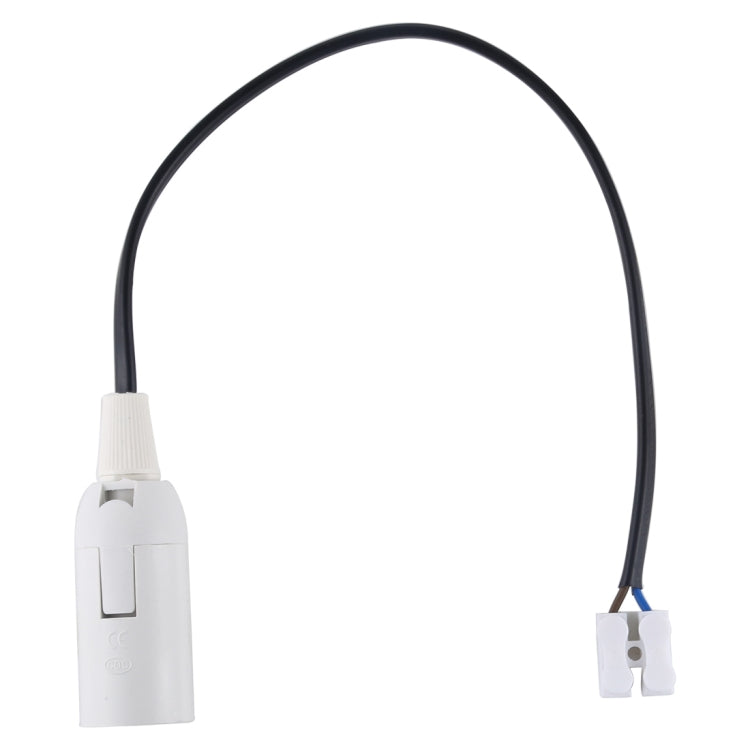E14 Lamp Socket Base Holder with Electrical Wire Cable, Cable Length: 28cm, E14