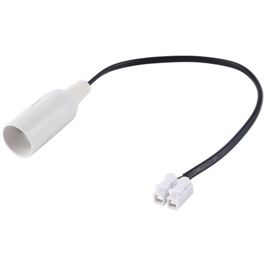 E14 Lamp Socket Base Holder with Electrical Wire Cable, Cable Length: 28cm, E14