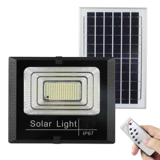10W 100 LEDs IP67 Waterproof Solar Power Flood Light with Remote Control