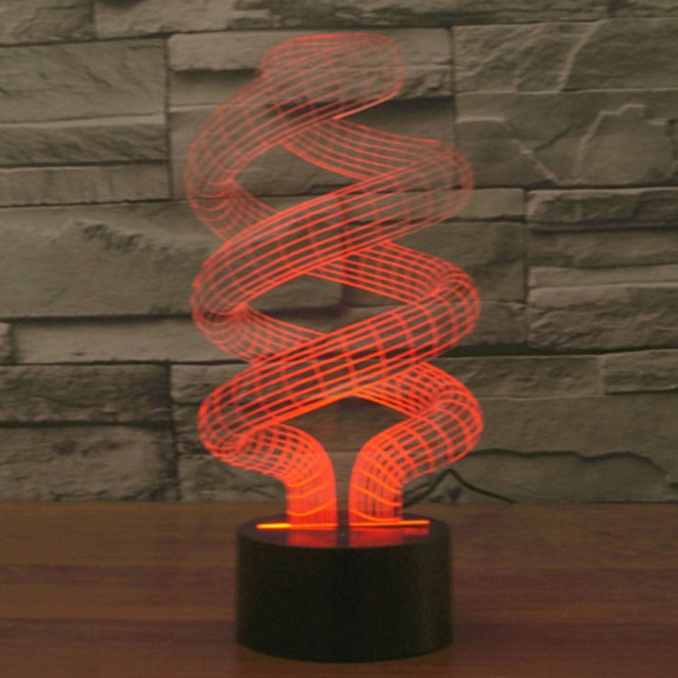 7 Color Discoloration Creative Visual Stereo Lamp Desk Lamp Night Light