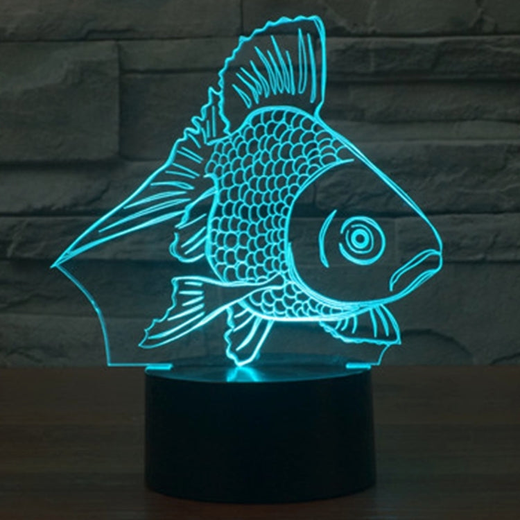 7 Color Discoloration Creative Visual Stereo Lamp Desk Lamp Night Light