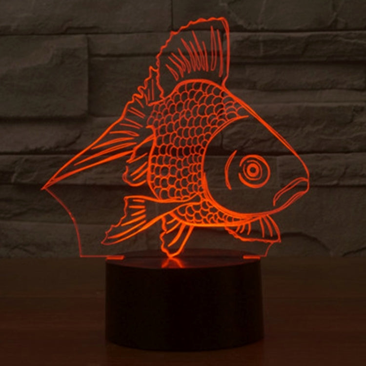 7 Color Discoloration Creative Visual Stereo Lamp Desk Lamp Night Light
