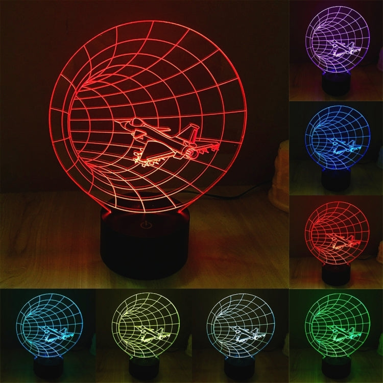 7 Color Discoloration Creative Visual Stereo Lamp Desk Lamp Night Light