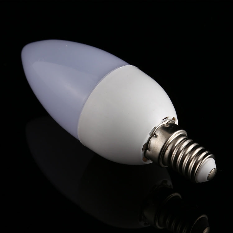 3W 6500K E14 2835 8LEDs Pointed LED Energy Saving Bulb, Light Color: White Light, 110-220V