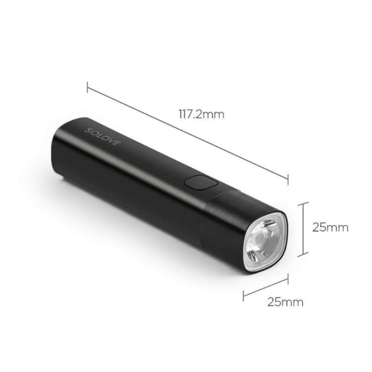 Original Xiaomi Youpin SOLOVE LED Flashlight 3000mAh USB Multi-function Portable Lighting
