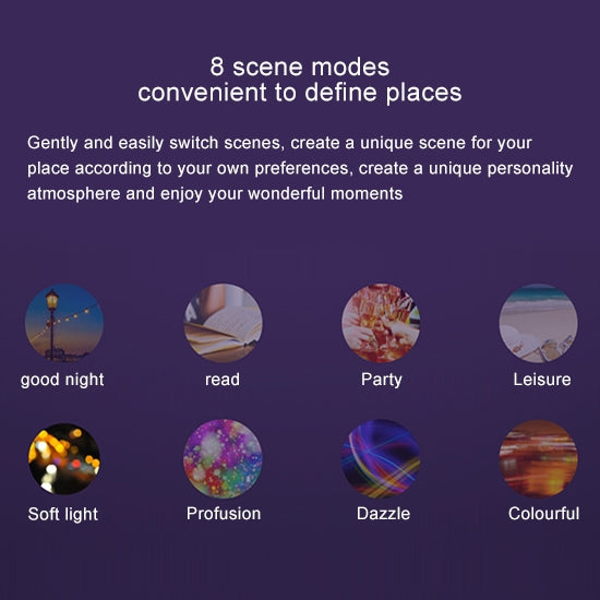 14 LEDs 3000K+RGB 1050 LM Works with Alexa & Google Home, AC 230V