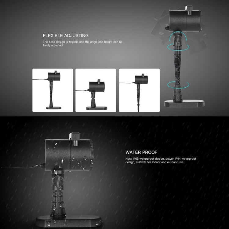 8 Groups Patterns Outdoor Lawn Lamp
