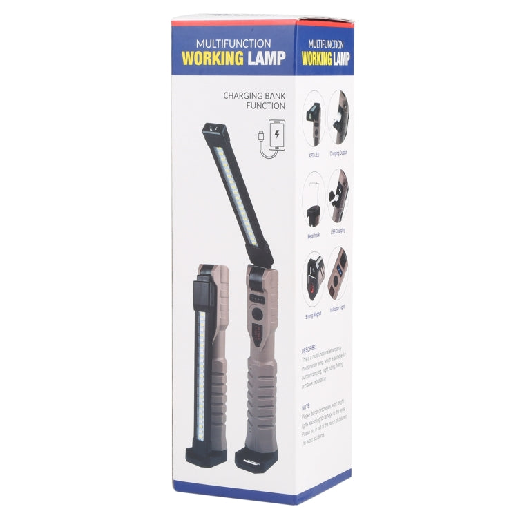 FA-WK06 Multifunctional Rechargeable Folding Work Emergency Light with Power Bank Function