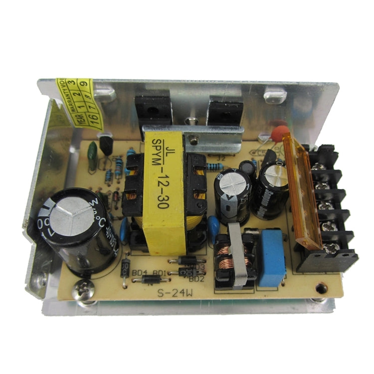 SOMPOM S-24-12 24W 12V 2A Iron Shell Driver LED Light Strip Lighting Monitor Power Supply