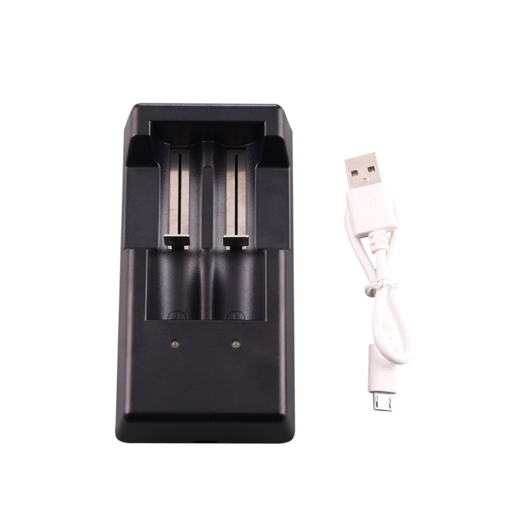 TOMO V6-2 USB Smart Battery Charger with  Indicator Light for 18650 / 18500 / 17650 / 16340 / 14500 / 10500 Li-ion Battery / AA / AAA Battery