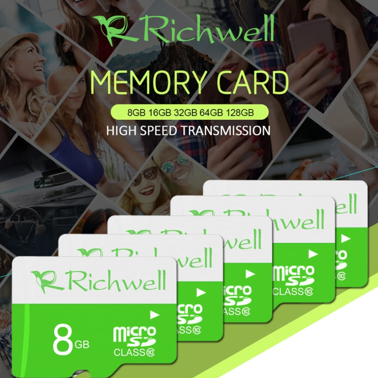 Richwell 64GB High Speed Class 10 Micro SD(TF) Memory Card