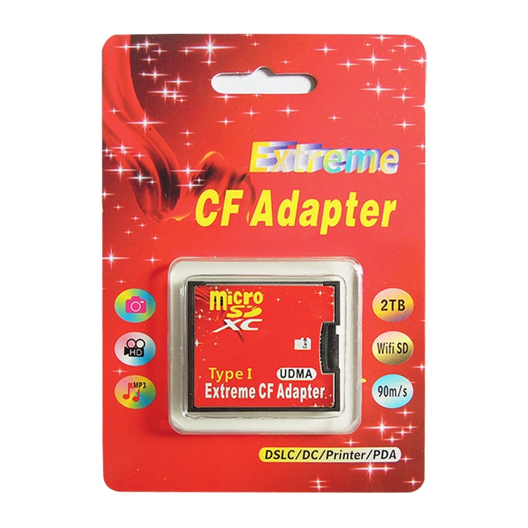 Micro SD to CF Compact Flash Memory Card Adapter, 1-Socket