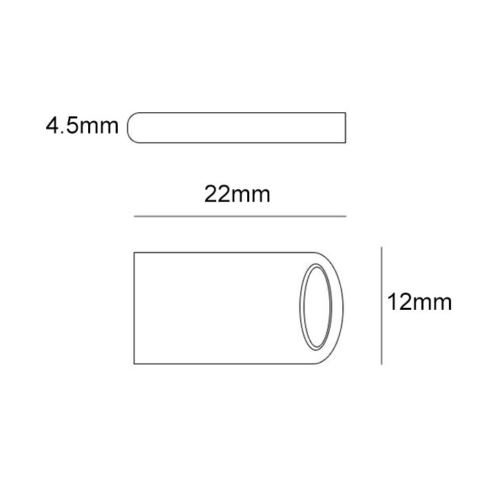 Zsuit 16GB USB 2.0 Mini Metal Ring Shape USB Flash Disk