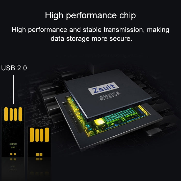 Zsuit 16GB USB 2.0 Mini Metal Ring Shape USB Flash Disk
