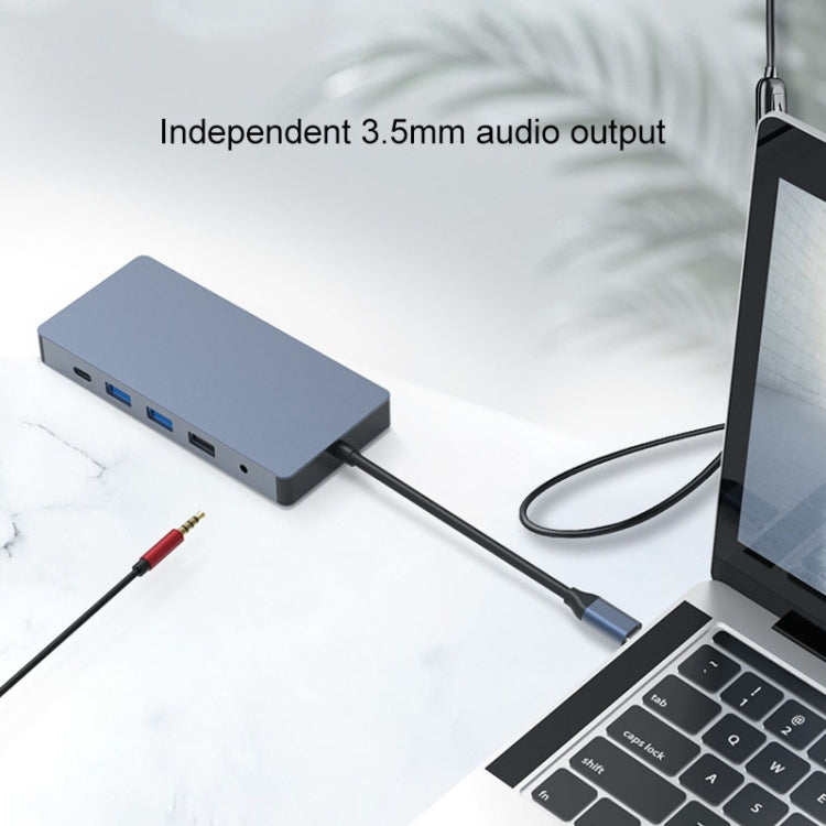Blueendless 12 In 1 Multi-function Type-C / USB-C HUB Expansion Dock