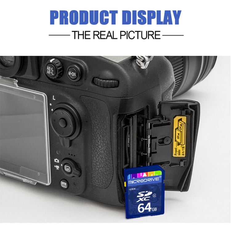 Microdrive 64GB High Speed Class 10 SD Memory Card for All Digital Devices with SD Card Slot