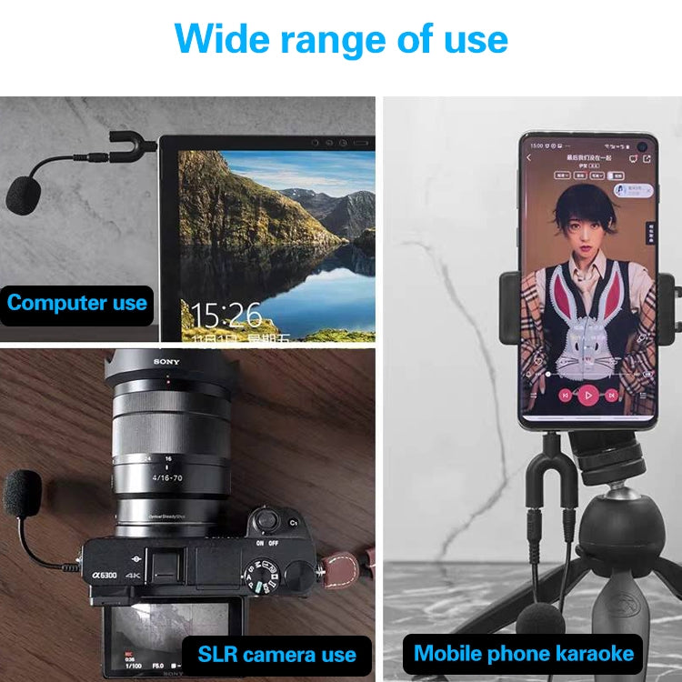 ZJ002MR-01 Stereo 3.5mm Plug Bluetooth Wireless Interpreter Tour Guide Megaphone Straight Microphone