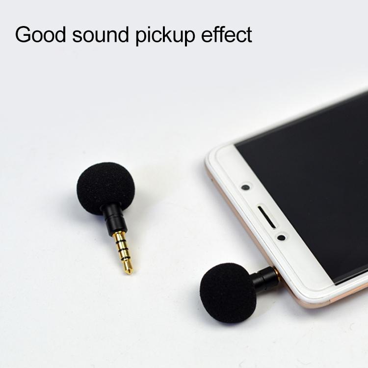 ZJ040MR Mono 3.5mm Mobile Phone Tablet Laptop Electronic Equipment Mini Straight Microphone
