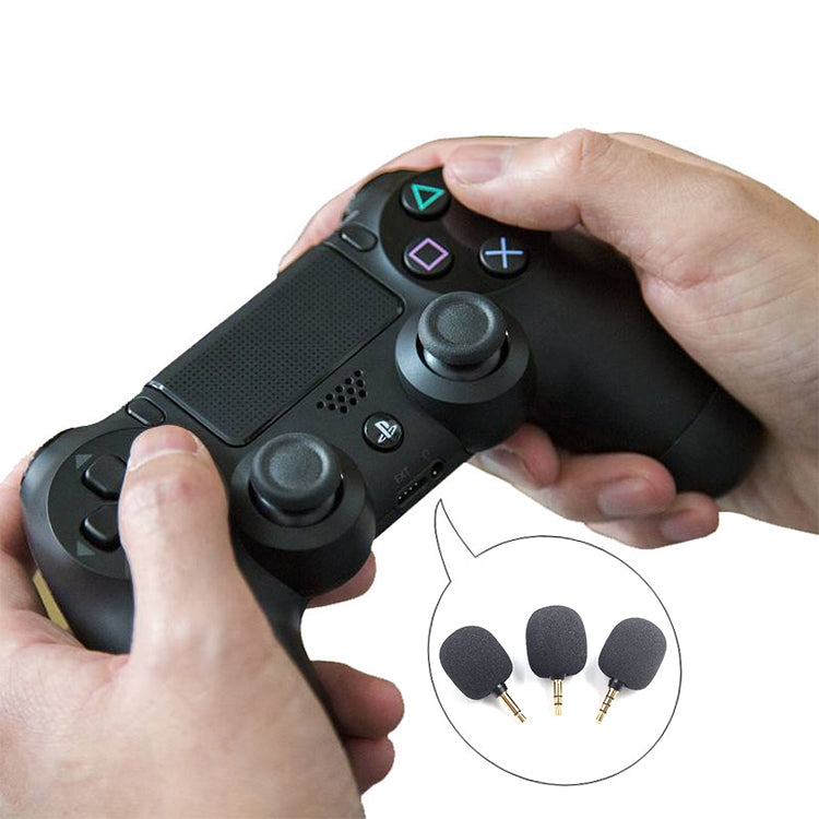 ZJ052MR-01 Stereo 3.5mm Mobile Phone Tablet Game Machine Mini Straight Microphone