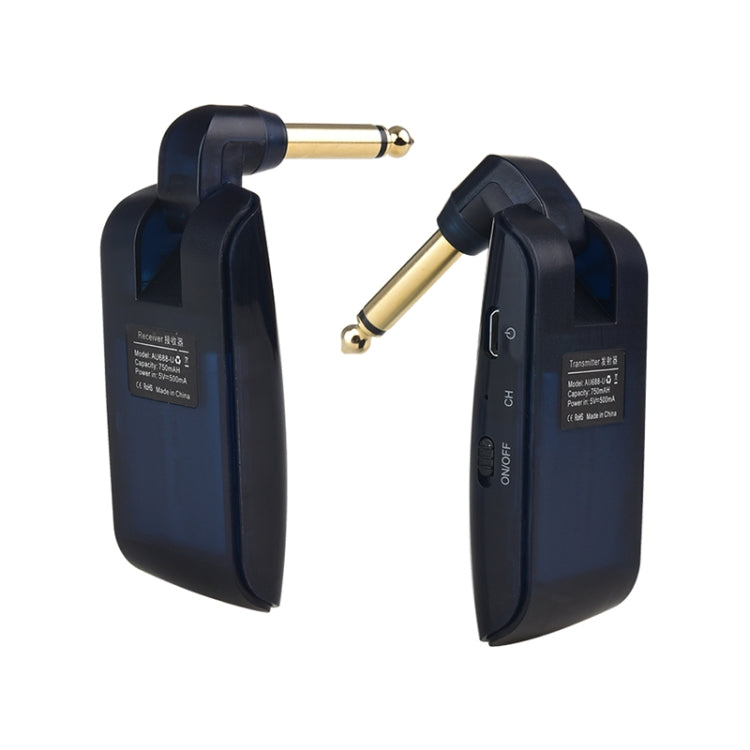 Measy AU688-U 20 Channels Wireless Guitar System Rechargeable Musical Instrument Transmitter Receiver