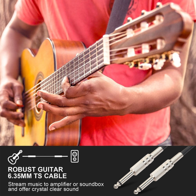 10m  1/4 inch (6.35mm) Male to Male Shielded Jack Mono Plugs Audio Patch Cable