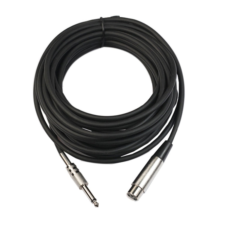 3m XLR 3-Pin Female to 1/4 inch (6.35mm) Mono Shielded Microphone Mic Cable