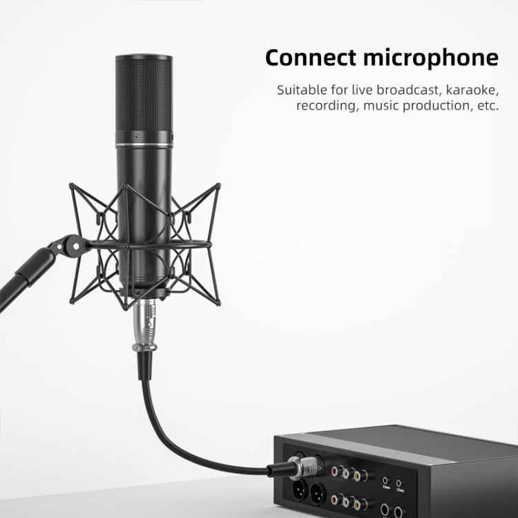 1m 3-Pin XLR Male to XLR Female Microphone Cable