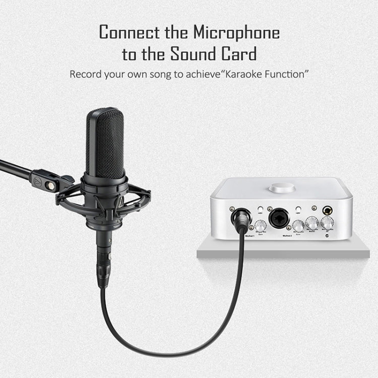 3m 3-Pin XLR Male to XLR Female MIC Shielded Cable Microphone Audio Cord