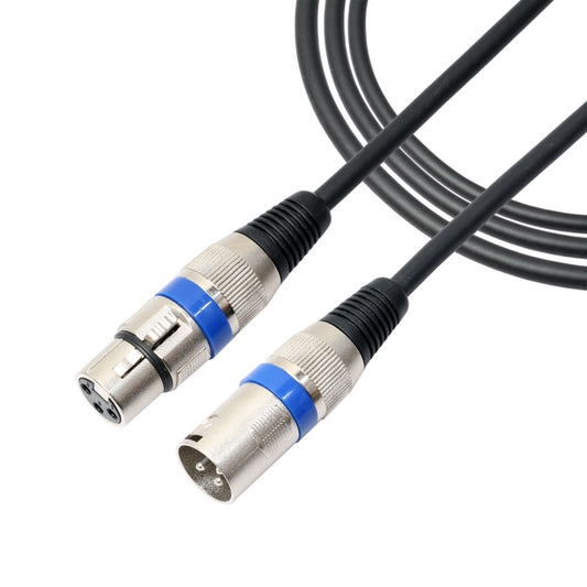1.8m 3-Pin XLR Male to XLR Female MIC Shielded Cable Microphone Audio Cord, Length: 1.8m (Blue)