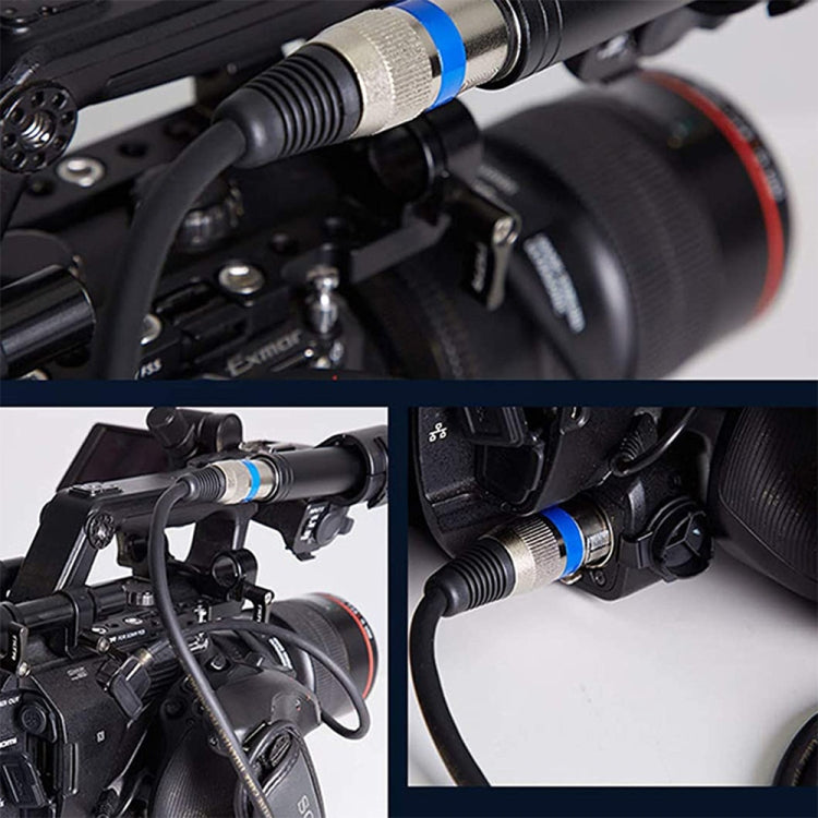 1.8m 3-Pin XLR Male to XLR Female MIC Shielded Cable Microphone Audio Cord, Length: 1.8m (Blue)