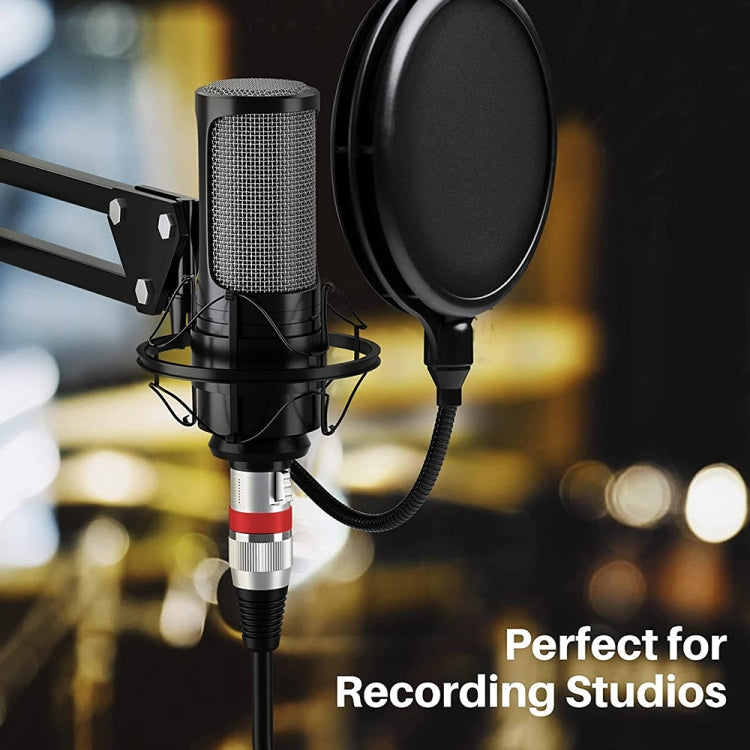 5m 3-Pin XLR Male to XLR Female MIC Shielded Cable Microphone Audio Cord