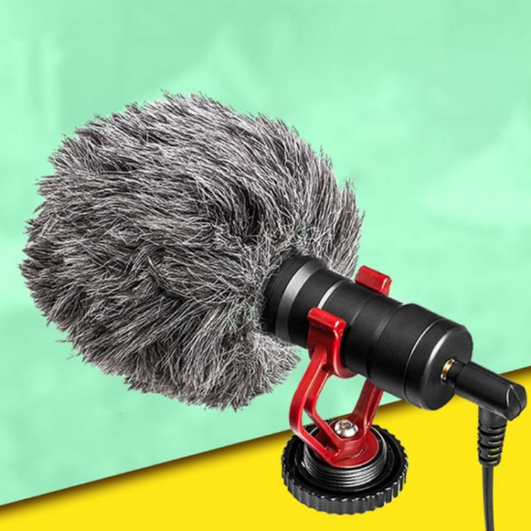 MM1 Live Recording Interview Intelligent Noise Reduction Condenser Microphone for Mobile Phone / SLR Camera / Camcorder
