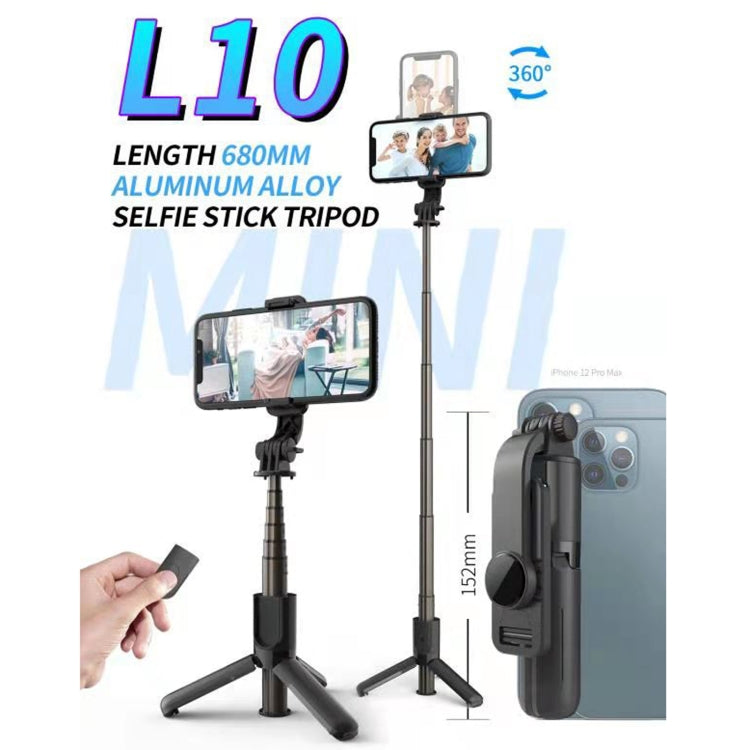 L10 Mini Bluetooth Selfie Stick Tripod Mobile Phone Holder