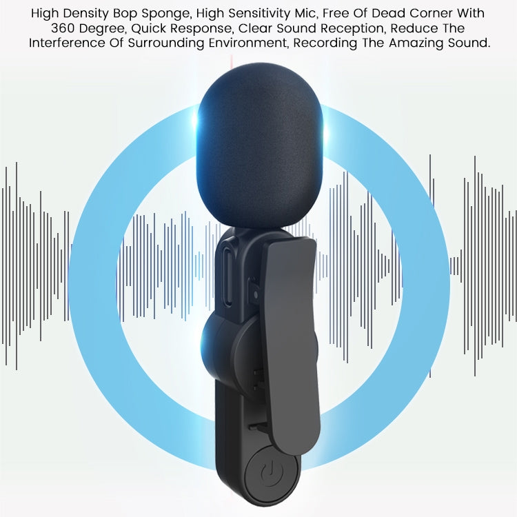 EP033T USB-C / Type-C Interface Lavalier Wireless Radio Microphone