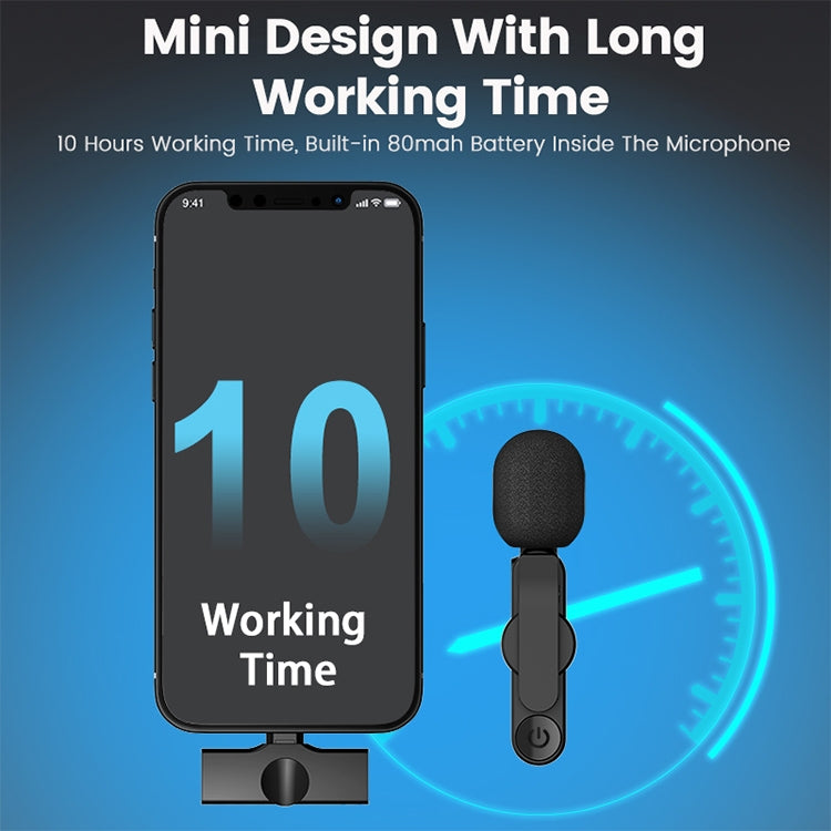 EP033T USB-C / Type-C Interface Lavalier Wireless Radio Microphone