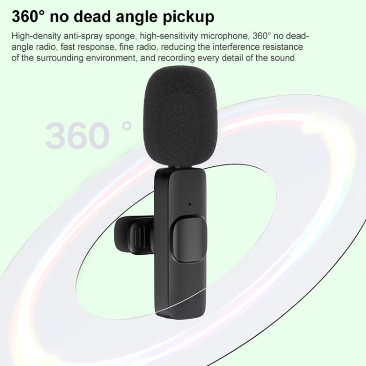 LT07 8 Pin Interface Mini Wireless Lavalier Microphone