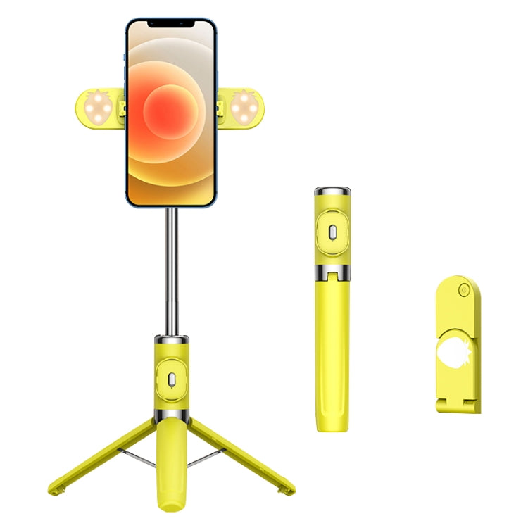 Bluetooth Remote Control Dual Fill Light Tripod Selfie Stick