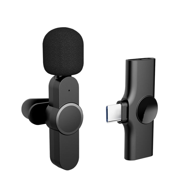 Type-C / USB-C Interface Live Broadcast Wireless Lavalier Microphone