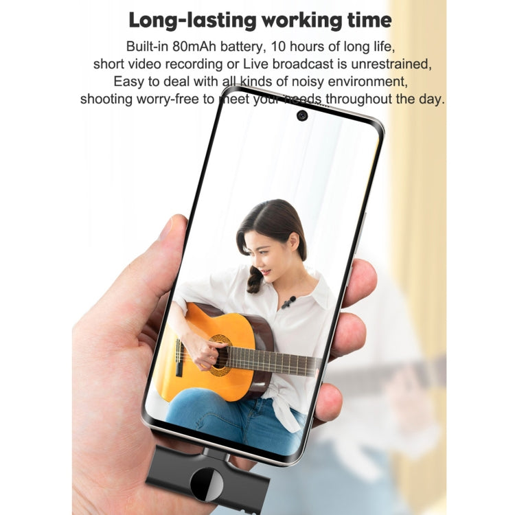 Type-C / USB-C Interface Live Broadcast Wireless Lavalier Microphone