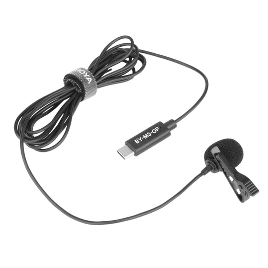 BOYA BY-M3-OP For DJI OSMO Pocket Clip-on Digital Lavalier Microphone