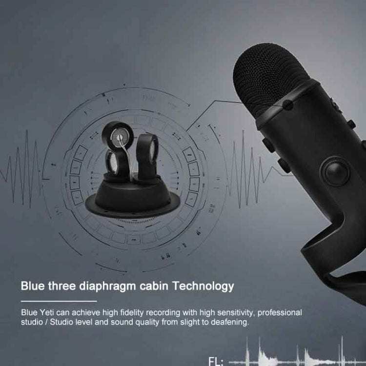 Logitech Blue Yeti USB Condenser Microphone, Blue Yeti(Blue), Blue Yeti(Silver), Blue Yeti(Black)