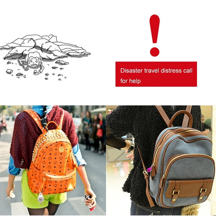 DOBERMAN Key-chain Personal Security Alarm Pull Ring Triggered Anti-attack Safety Emergency Alarm