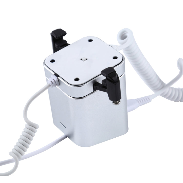 Aluminum Shell Square-column Anti-theft Alarm Stand Security System Burglar Alarm / Anti-theft Alarm Display Holder for Mobile Phones with Type-C / USB-C Port