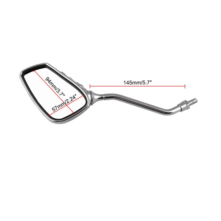 MB-MR011 Motorcycle Modified Universal ABS Skeleton Hand Rear View Mirror Set