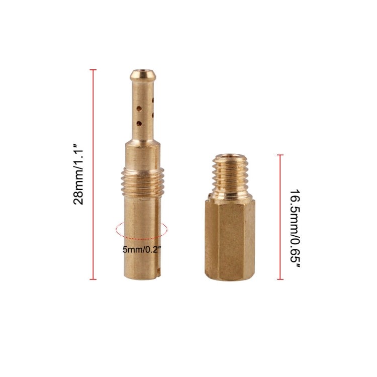 MB-FP002 20 PCS Motorcycle Modified Universal Carburetor Injector Set